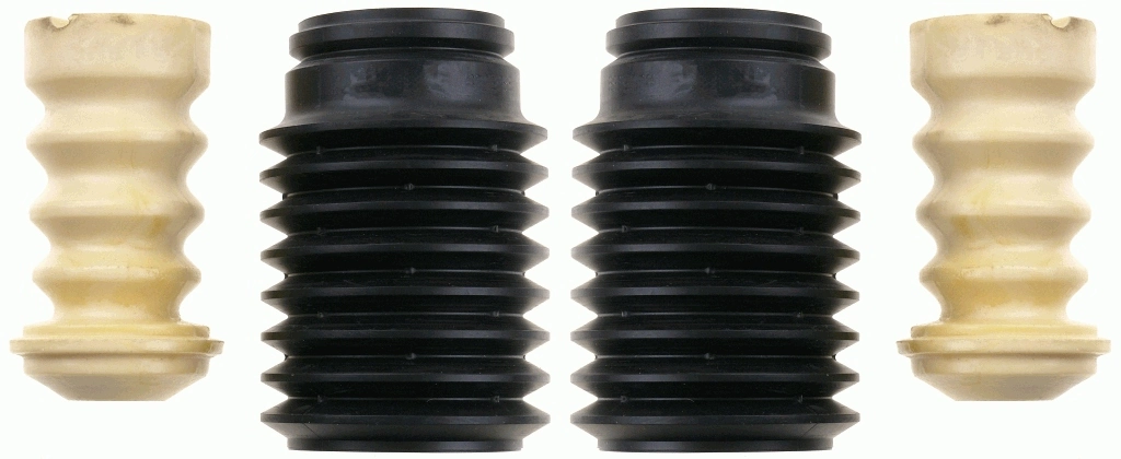 Pára-choque (grade de proteção) de amortecedor traseiro + bota de proteção para Nissan Sunny N14