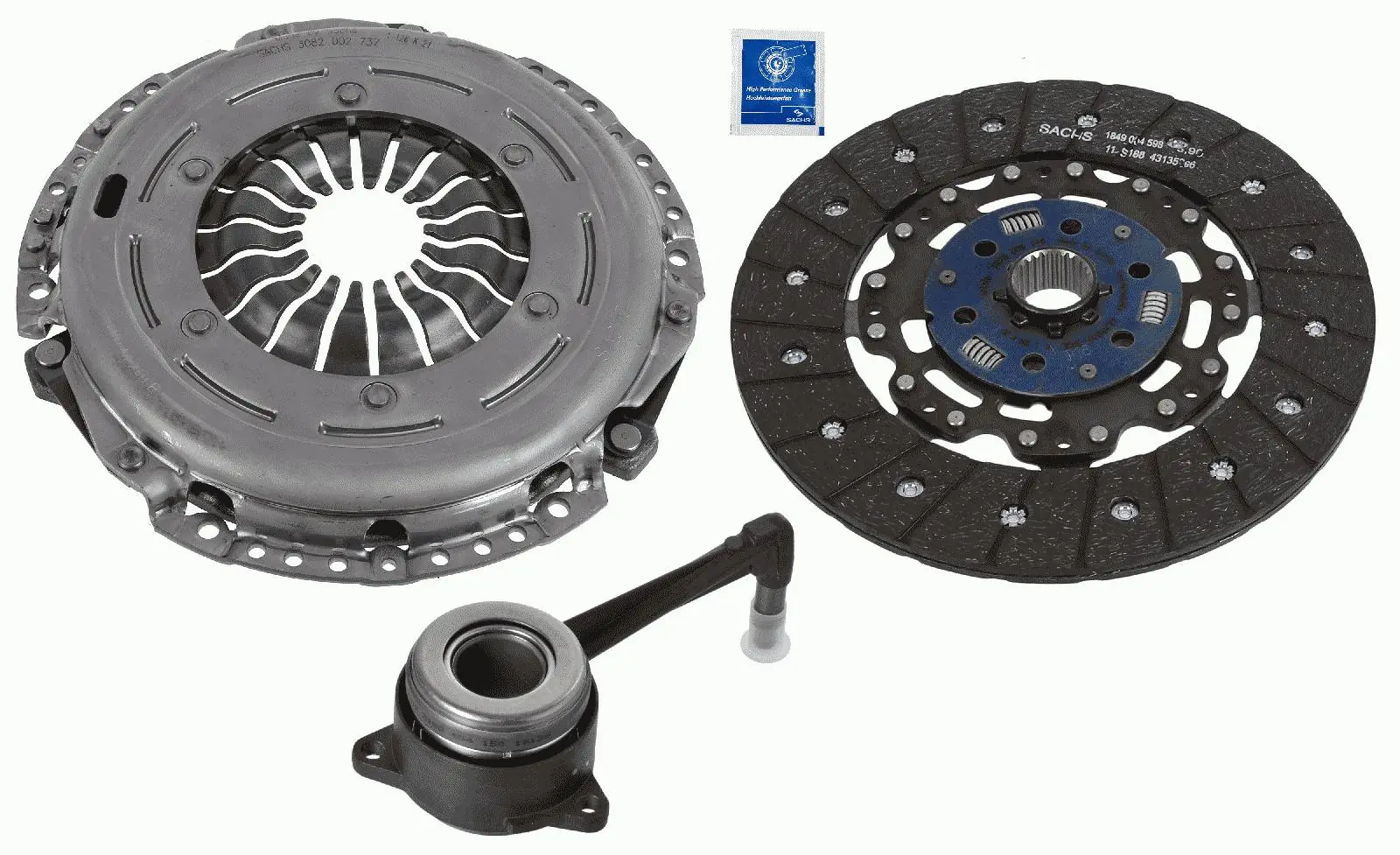 Kit de embraiagem (3 peças) INA 624351733 preço, a partir de 370,46 USD