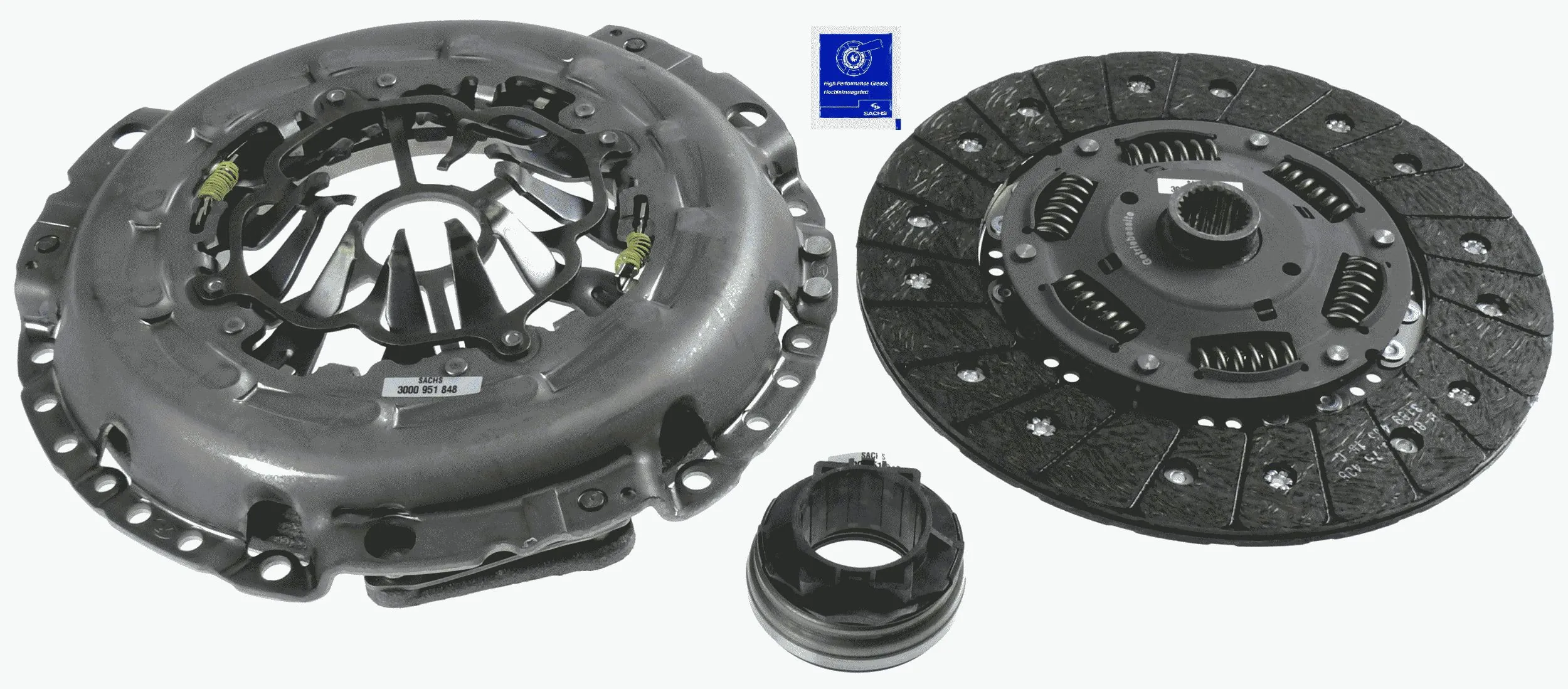 624331100 INA Kit de embraiagem (3 peças)