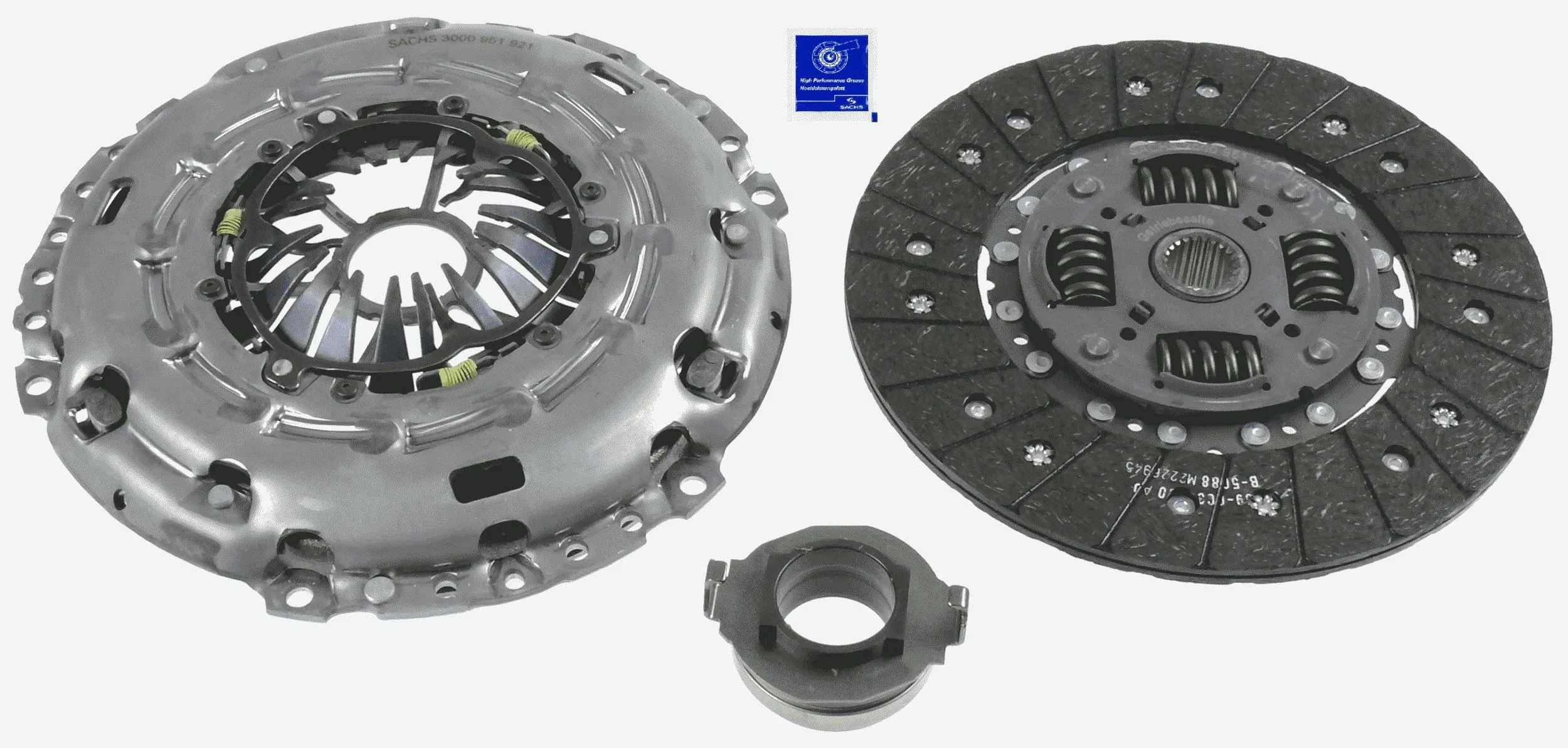Compre 3000951648 Sachs Kit de embraiagem (3 peças)