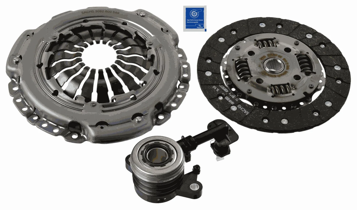 Kit de embraiagem (3 peças) Nissan Micra  K14