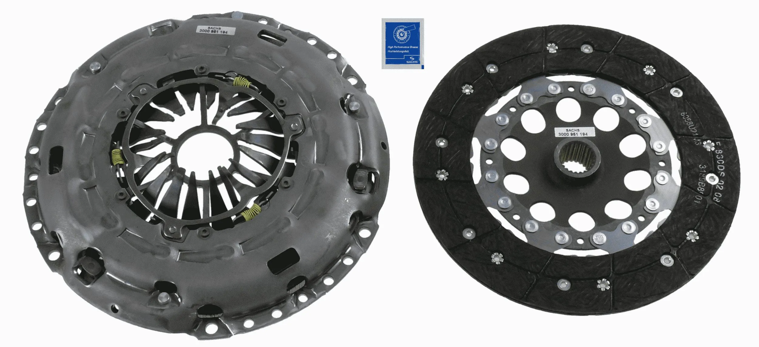 93188696 Peugeot/Citroen Kit de embraiagem (3 peças)