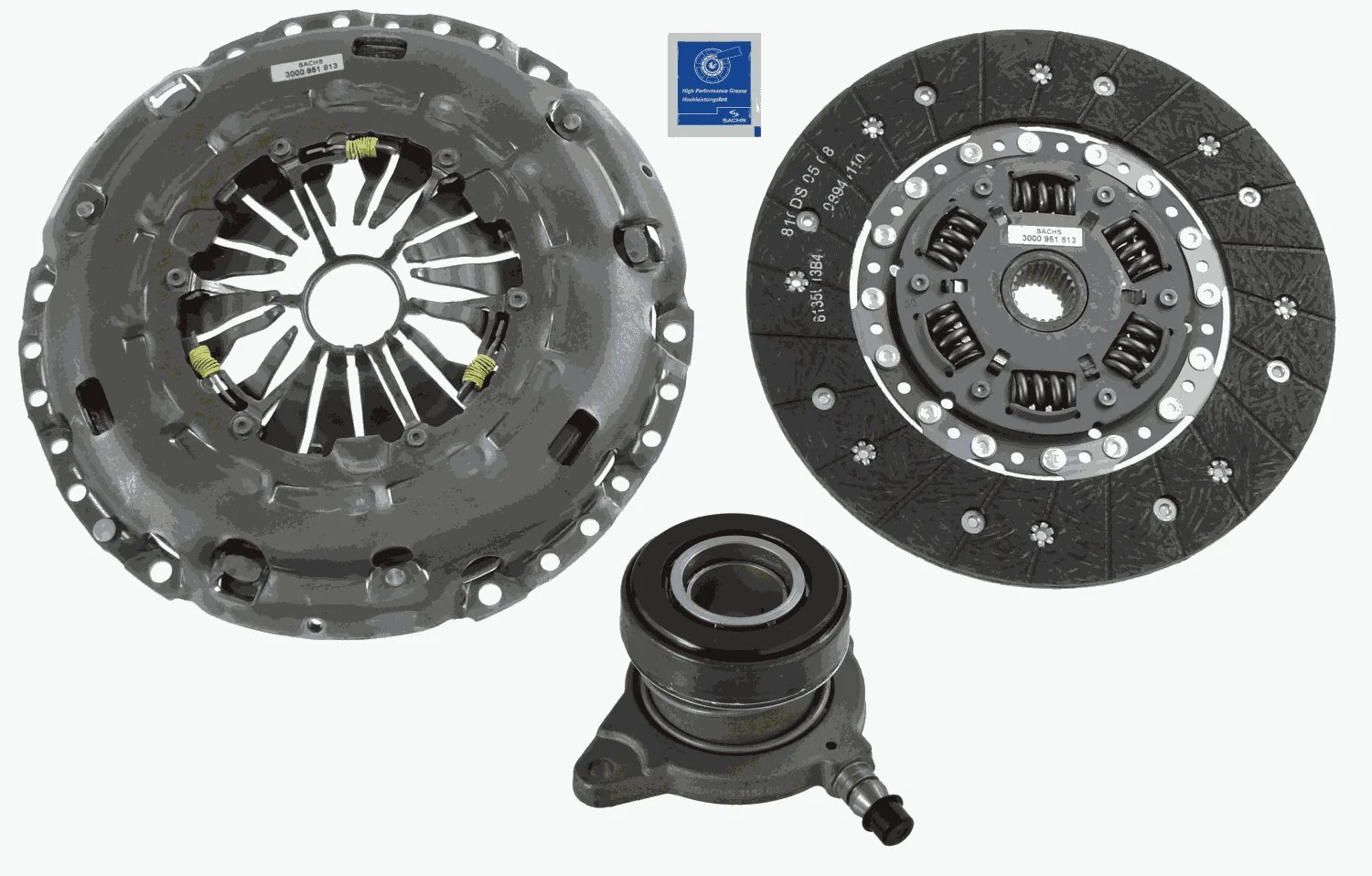 Kit de embraiagem (3 peças) INA 624325433 preço, a partir de 593,80 USD