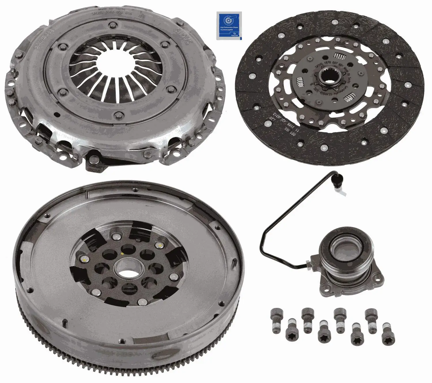 Kit de embraiagem (3 peças) Sachs 2290601192 preço, a partir de 969,36 USD