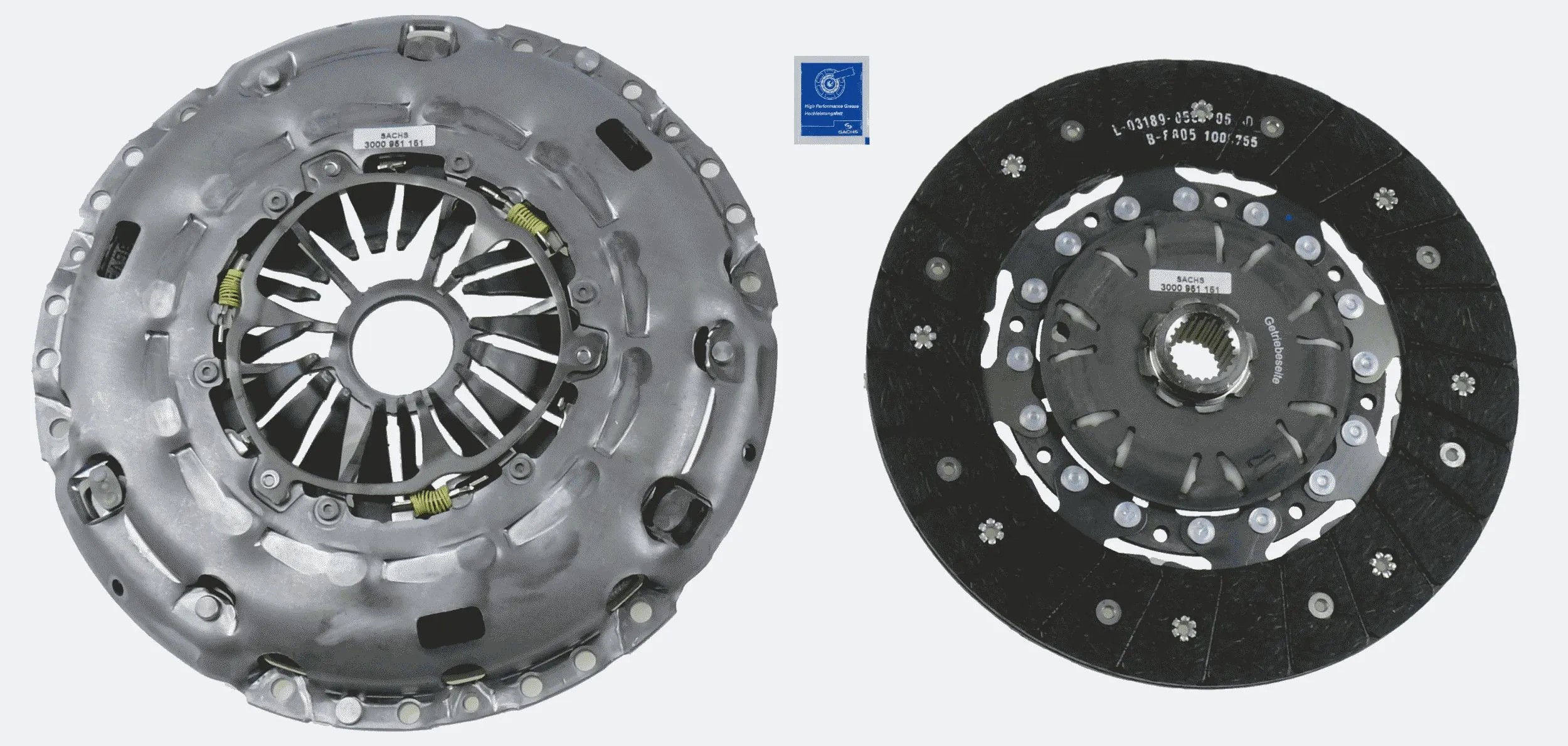 Kit de embraiagem (3 peças) Volkswagen Tiguan 1 5N1, 5N2