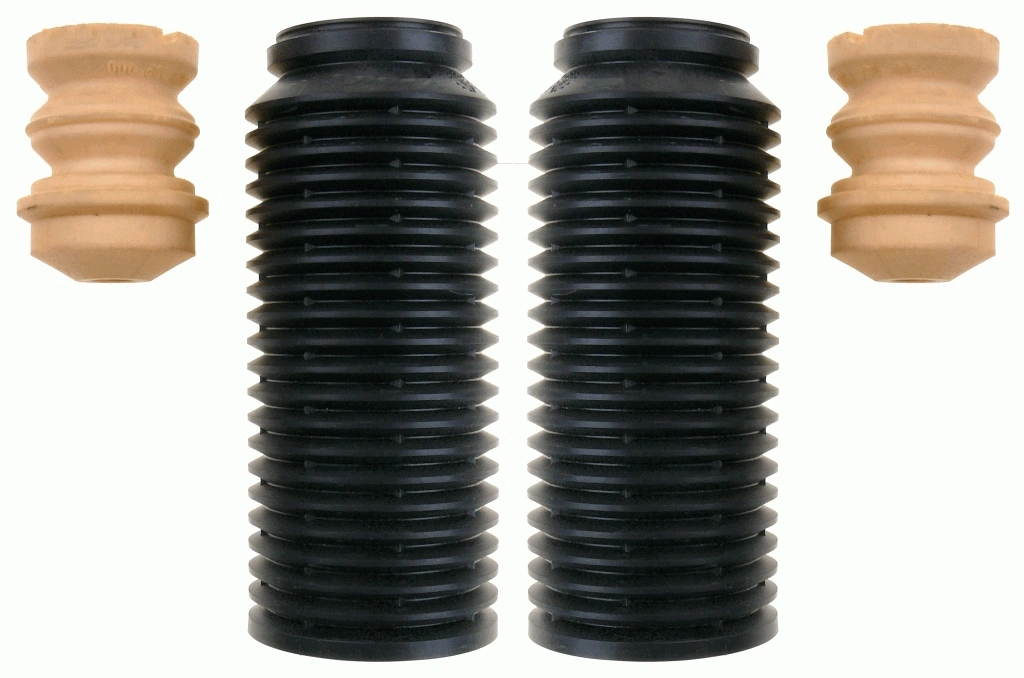 Pára-choque (grade de proteção) de amortecedor traseiro + bota de proteção Volkswagen Jetta 1 16