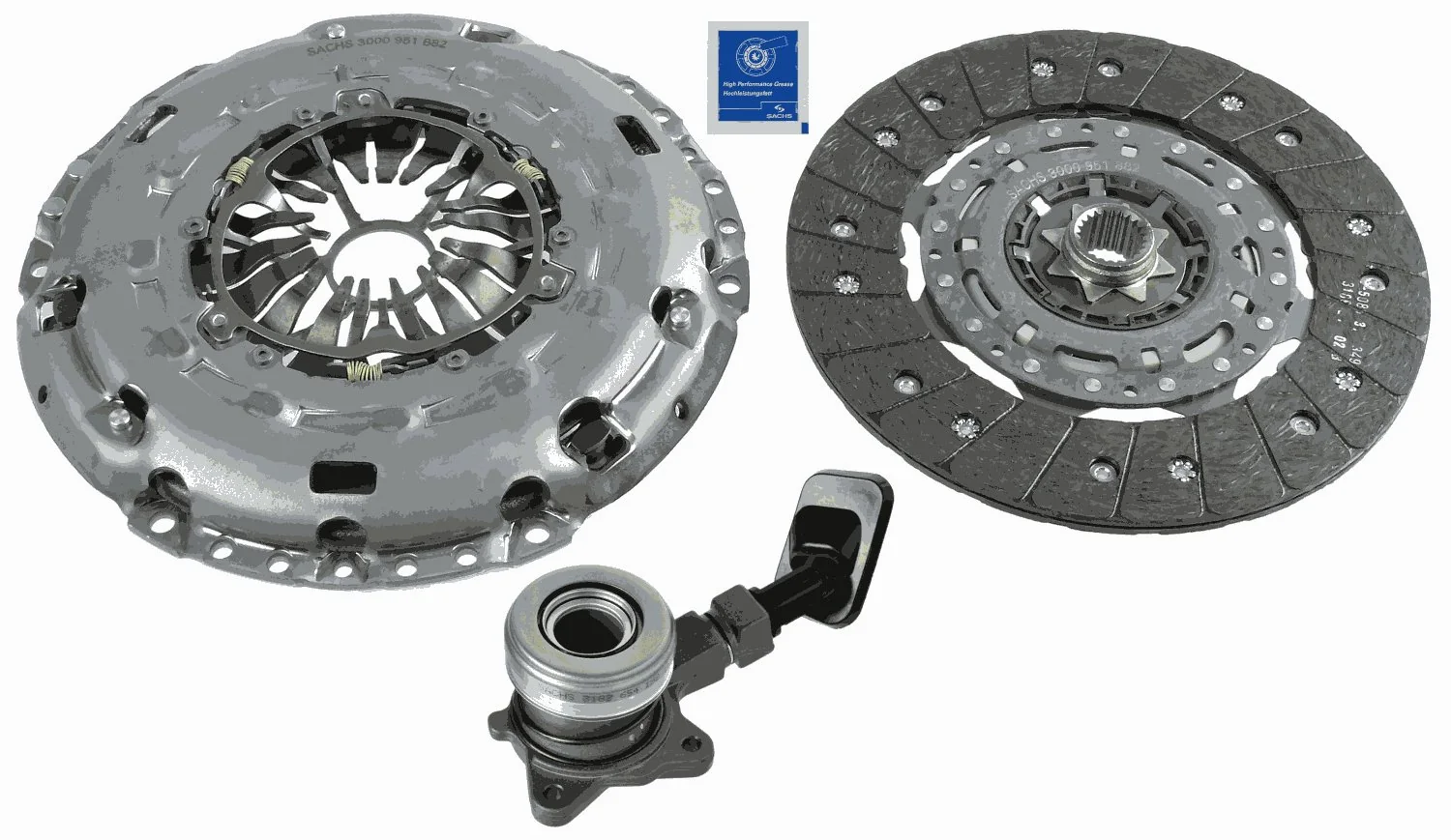 Compre 624331833 INA Kit de embraiagem (3 peças)