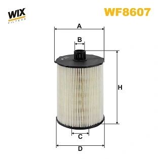 Filtro de combustível 1694143280 Peugeot/Citroen