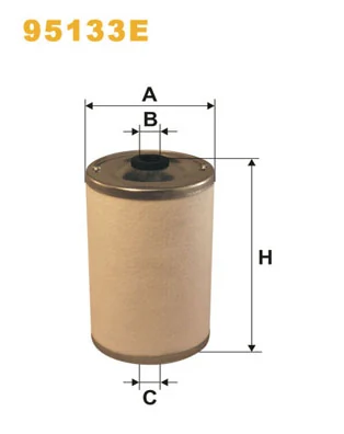 Filtro de combustível 1457431003 Isuzu