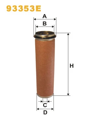 Filtro de ar 3440947304 Mercedes