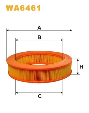 Filtro de ar 7701035018 Renault (RVI)