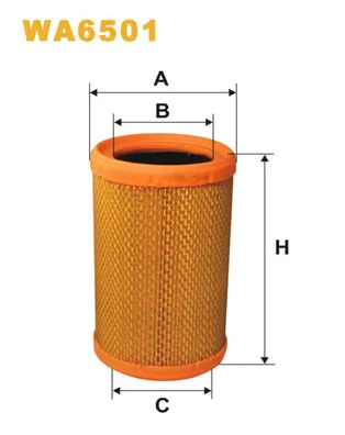Filtro de ar para Renault Clio BC57, 5357