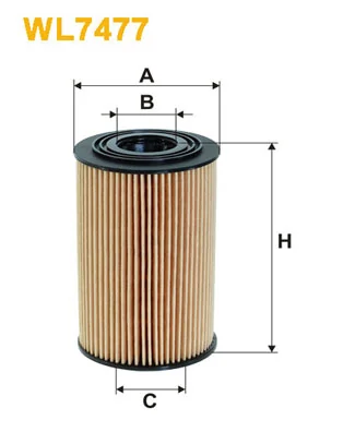 Filtro de óleo para Jeep Wrangler JL