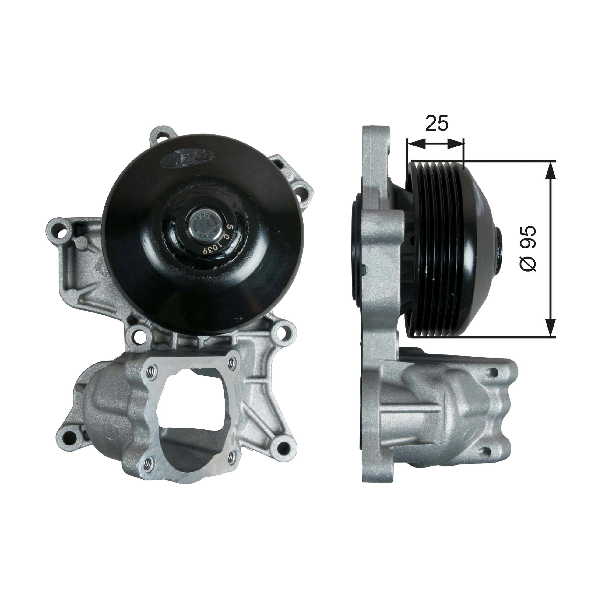  Bomba de água (bomba) de esfriamento BMW X1 SUV (E84) (2009 - 2015) 