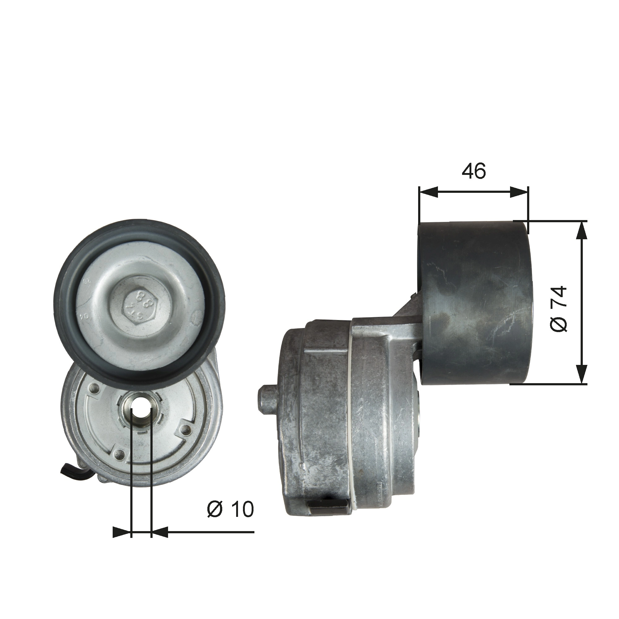 Reguladora de tensão da correia de transmissão Mercedes 4572001470 preço, a partir de 67,86 USD