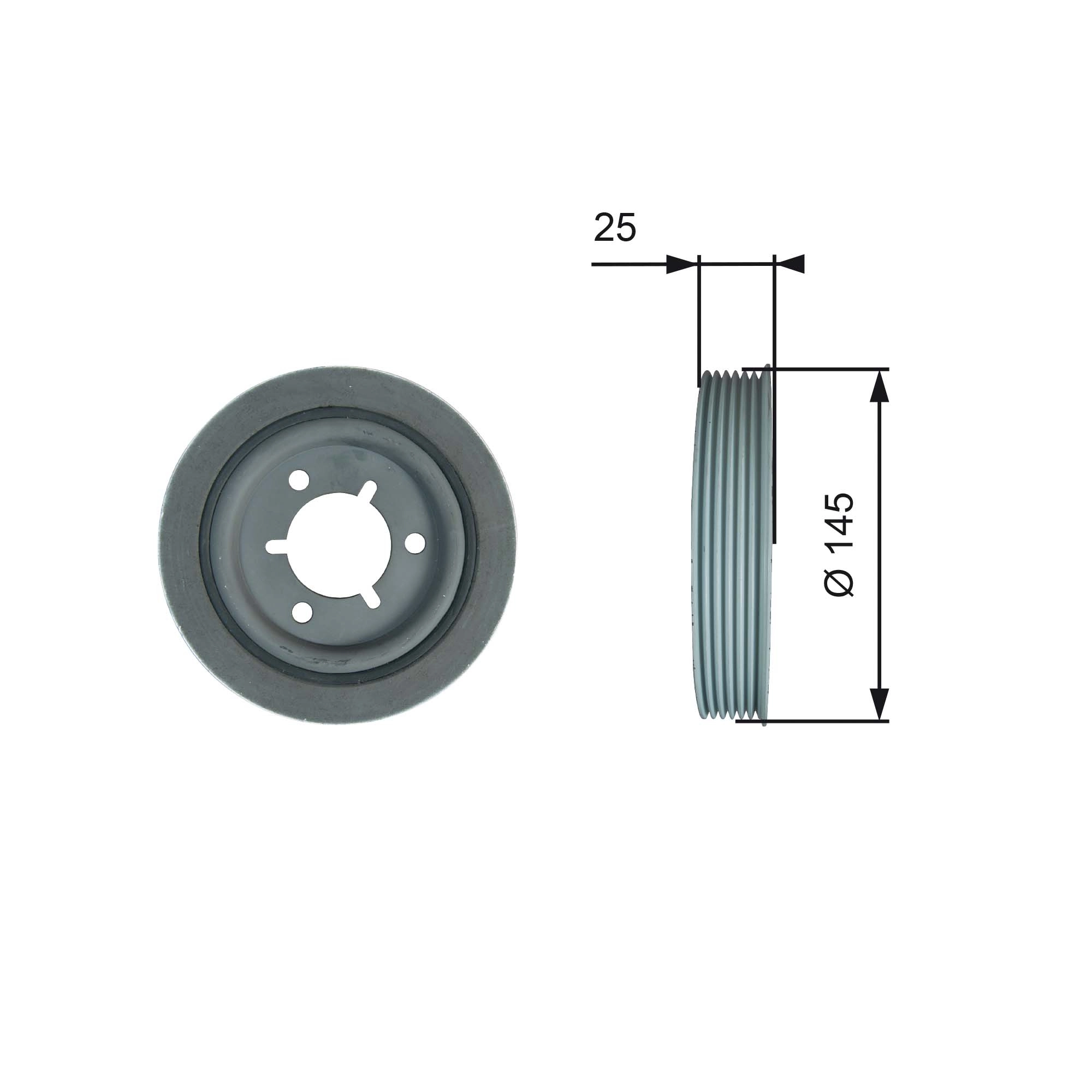  Polia de cambota Citroen AX hatchback (ZA) (1986 - 1998) 