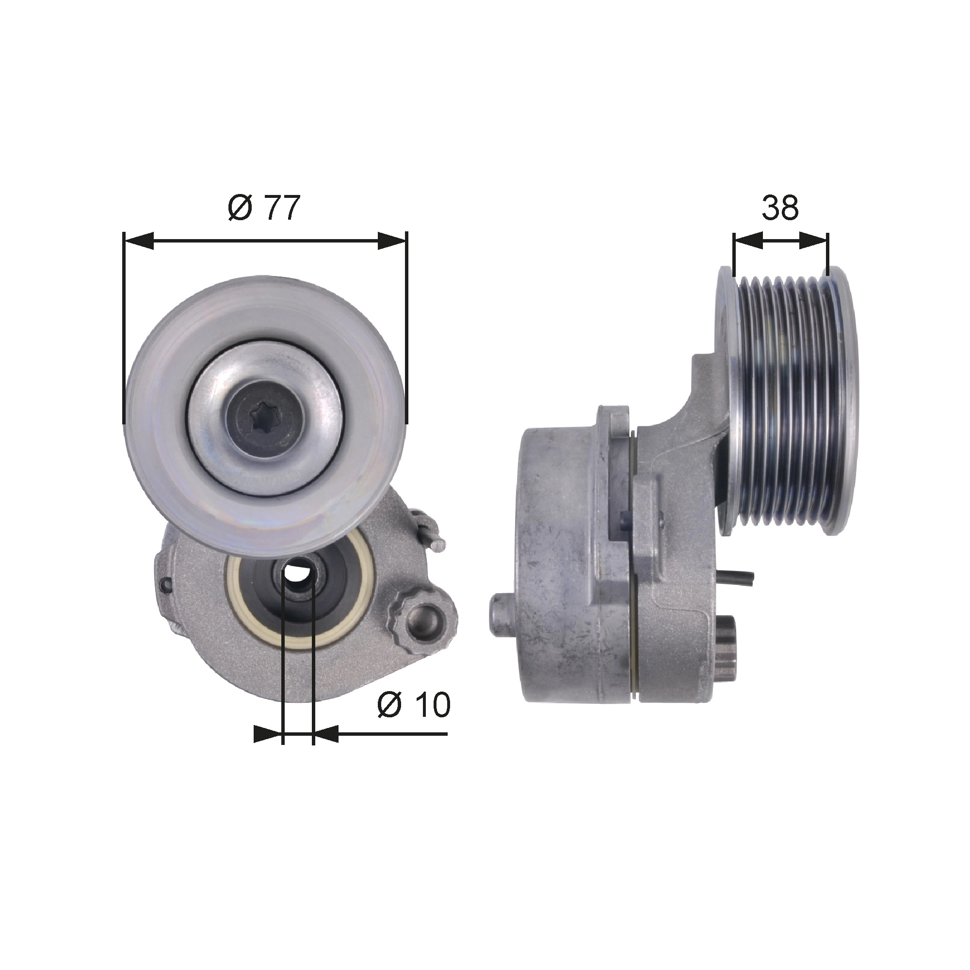 Reguladora de tensão da correia de transmissão Mercedes A457200447080 preço, a partir de 123,05 USD