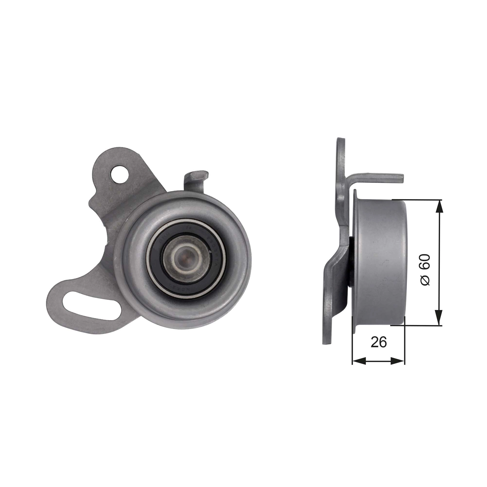 Rolo de reguladora de tensão da correia do mecanismo de distribuição de gás Hyundai/Kia MD030605 preço, a partir de 18,69 USD