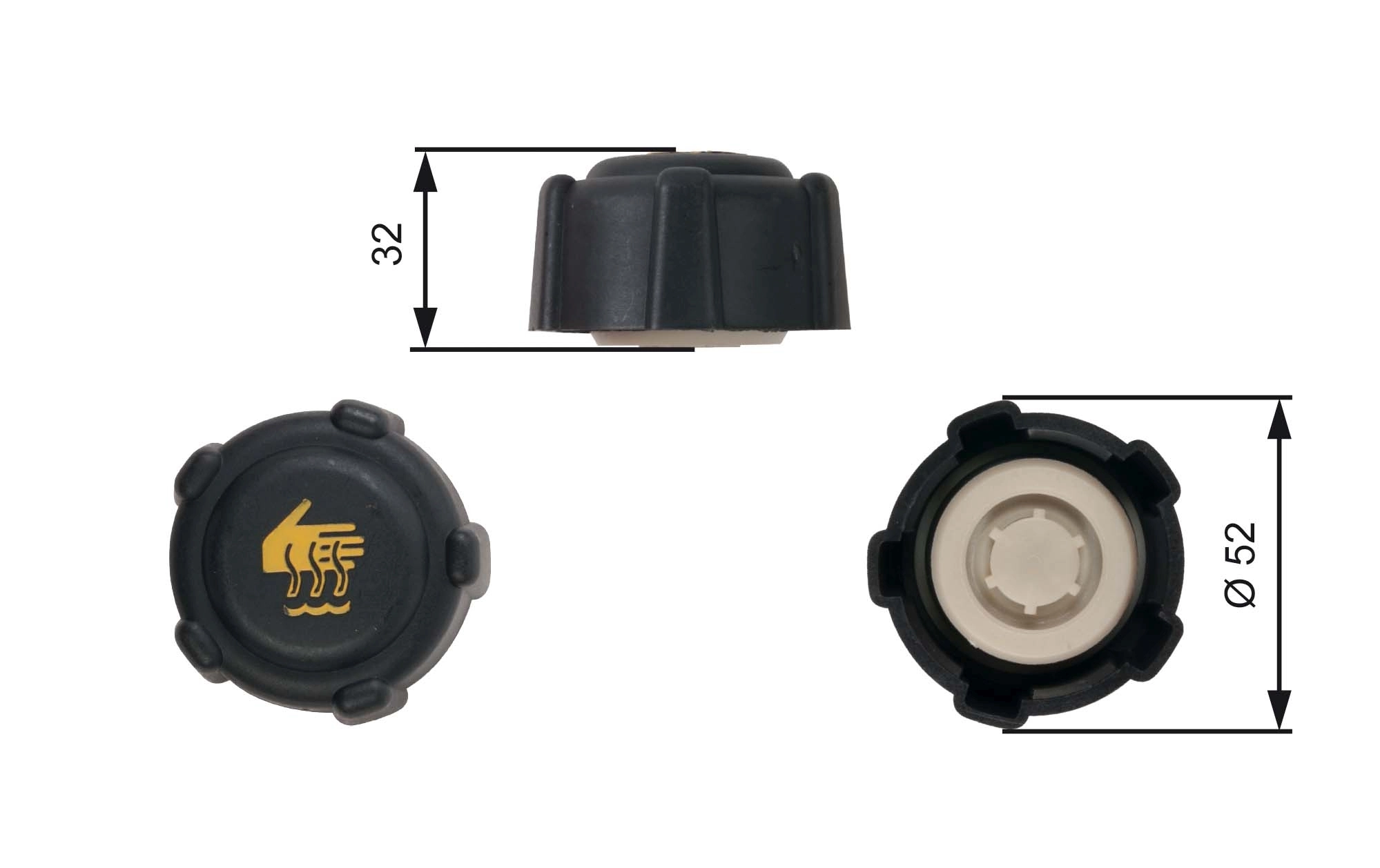 Tampa (tampão) do tanque de expansão Renault Master preço, a partir de 3,34 USD