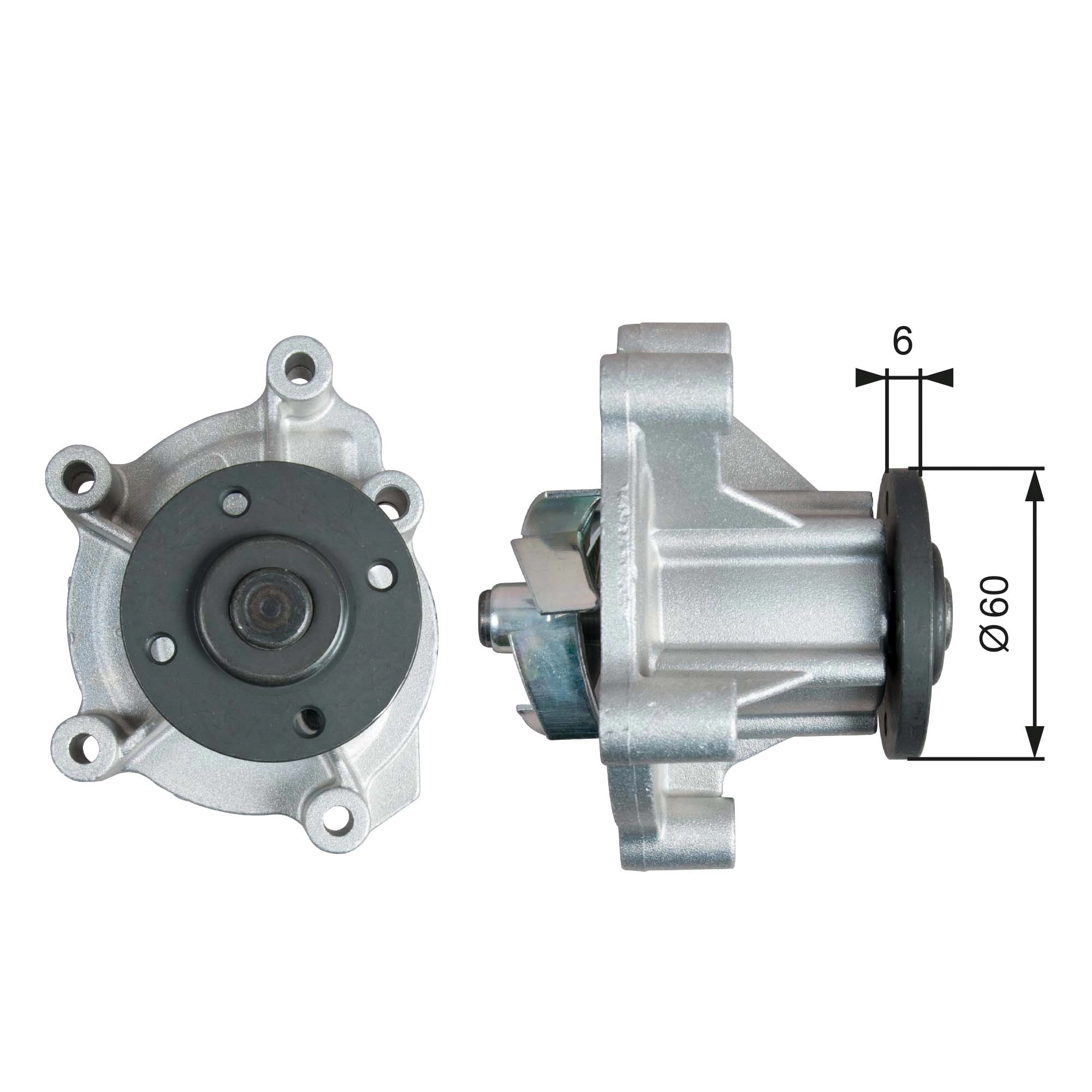 Bomba de água (bomba) de esfriamento Peugeot/Citroen 1623109480 preço, a partir de 53,21 USD