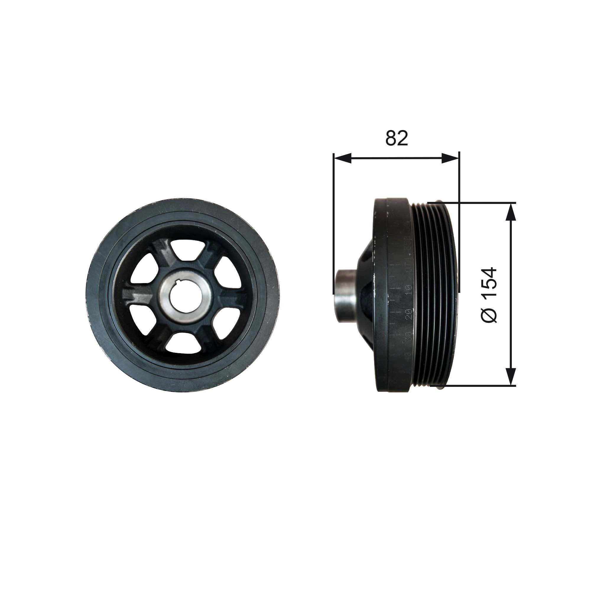 Polia de cambota para Mercedes ML/GLE  W164