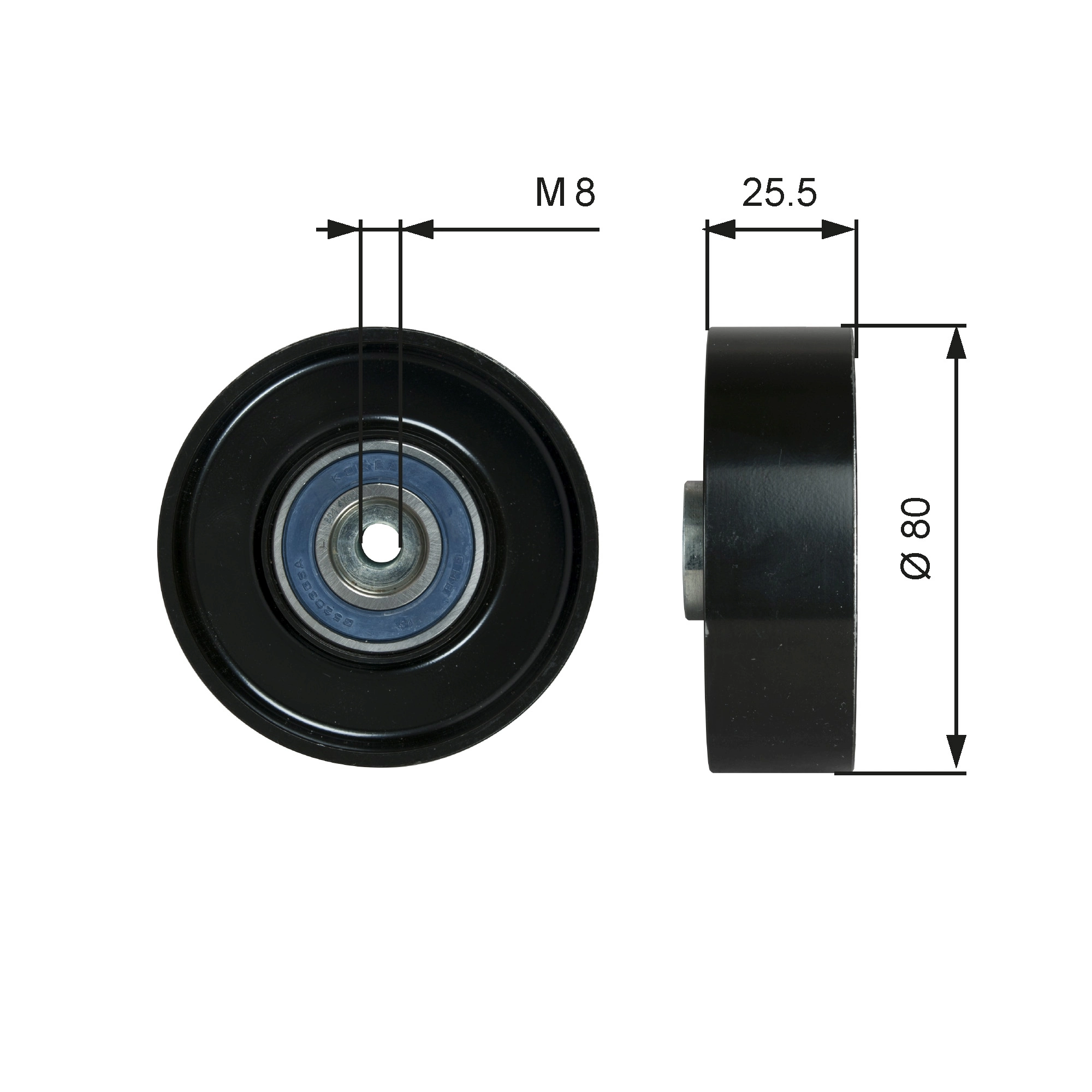 Rolo de reguladora de tensão da correia de transmissão Hyundai/Kia 6612003070 preço, a partir de 13,48 USD