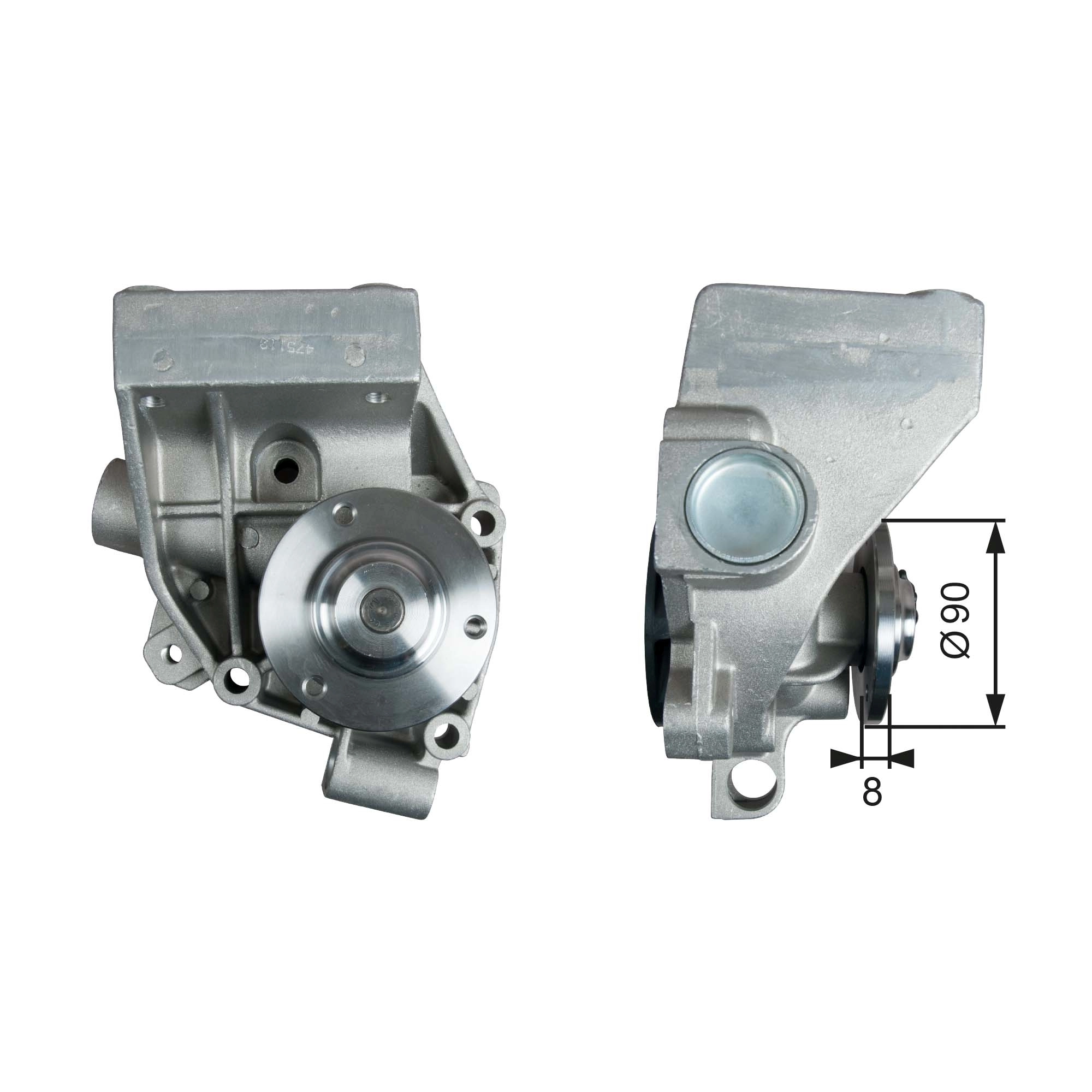 Bomba de água (bomba) de esfriamento Mercedes A656200000180 preço, a partir de 105,63 USD