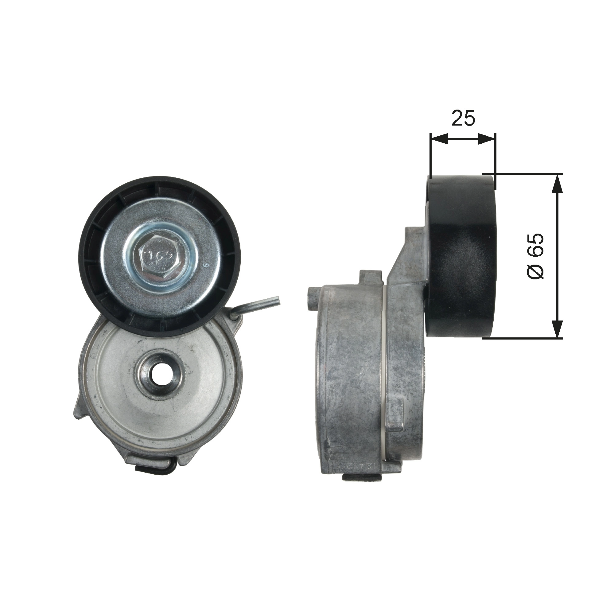 Reguladora de tensão da correia de transmissão para Land Rover Freelander II L359