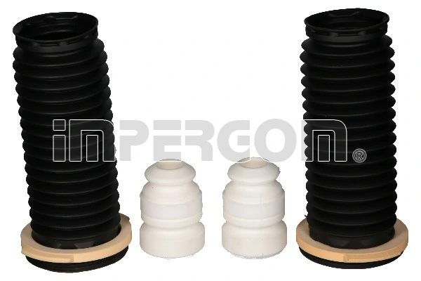 Pára-choque (grade de proteção) de amortecedor traseiro + bota de proteção para Fiat 500 334