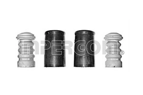 Pára-choque (grade de proteção) de amortecedor traseiro + bota de proteção Nissan Sunny III N14