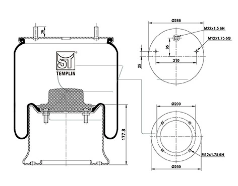 Compre 4028NP02 Continental/Siemens Coxim pneumático (suspensão de lâminas pneumática) do eixo