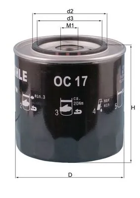 81814346 NEW Holland Filtro de óleo