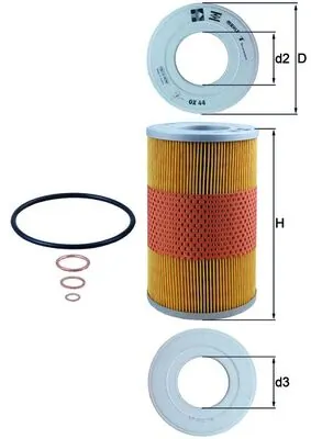 OX44D Mahle Original