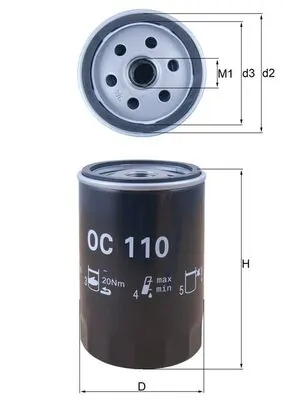 OC110 Mahle Original