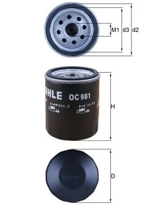 OC981 Mahle Original