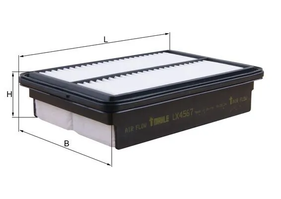LX4567 Mahle Original Filtro de ar