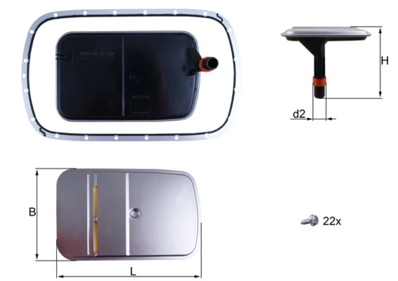 Filtro da Caixa Automática de Mudança BMW 3  E46 ao melhor preço