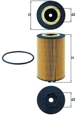 Filtro de óleo A9341840225 Mercedes