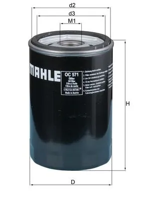 OC571 Mahle Original