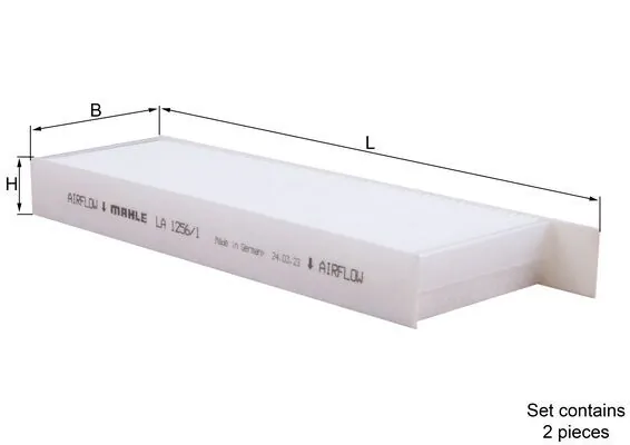 LA12561S Mahle Original Filtro de salão