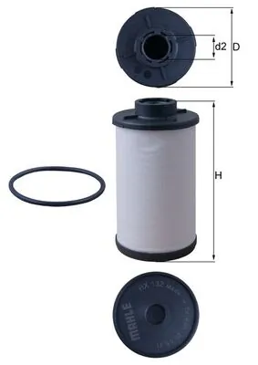 HX132D Mahle Original Filtro da Caixa Automática de Mudança