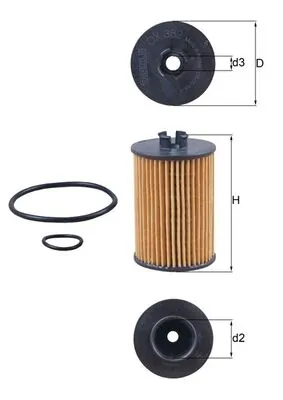 OX382D Mahle Original