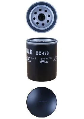 OC478 Mahle Original Filtro de óleo