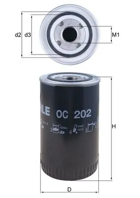 OC202 Mahle Original