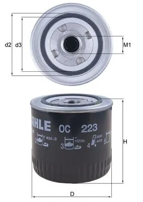 OC223 Mahle Original