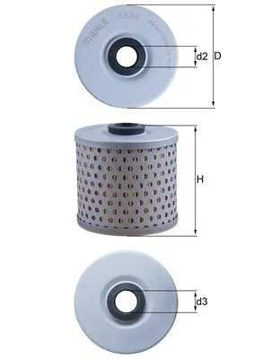 Filtro de combustível Mahle Original KX34 preço, a partir de 15,28 USD
