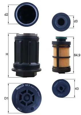 UX3KIT Mahle Original