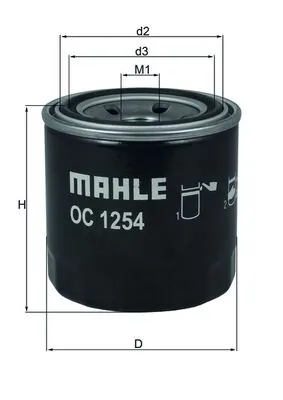 OC1254 Mahle Original