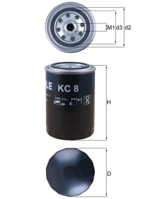 Filtro de combustível 1174422 Deutz