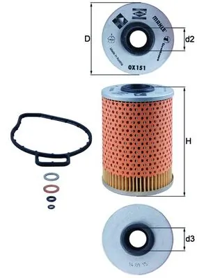 OX151D Mahle Original
